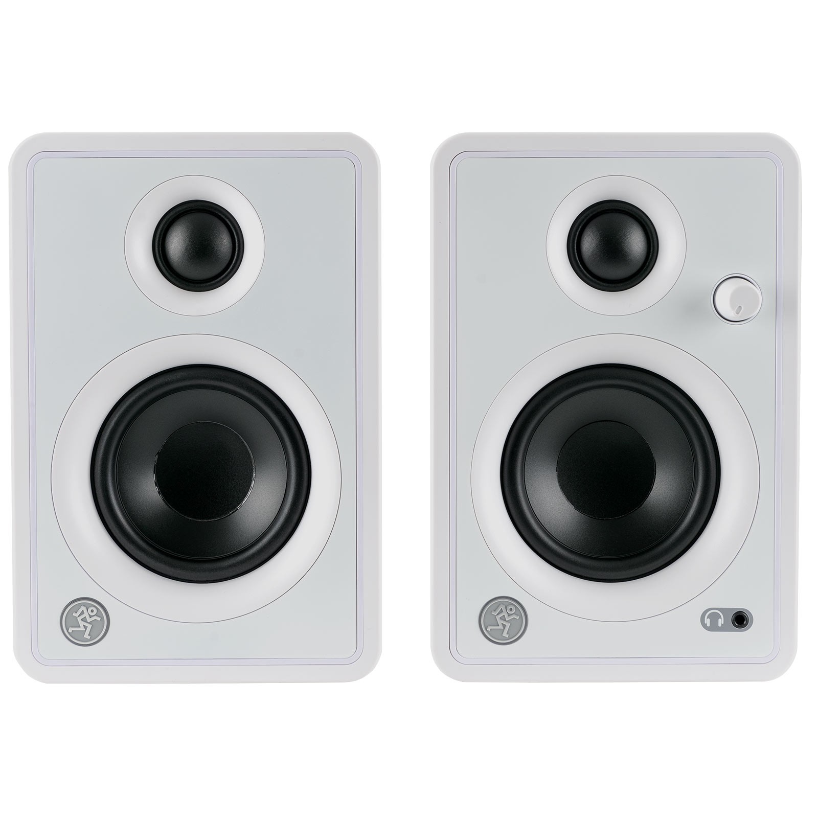 Mackie CR3-X Limited Edition 3" White Multimedia Studio Monitor Speakers Pair