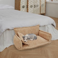 Pet Couch Bed Calming Couch for Pets W/ Removable Washable Cover 100 67 40cm