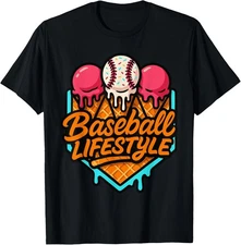 Baseball Lifestyle 101 Apparel Youth Baseball Drip Icecream T-Shirt YOUTH