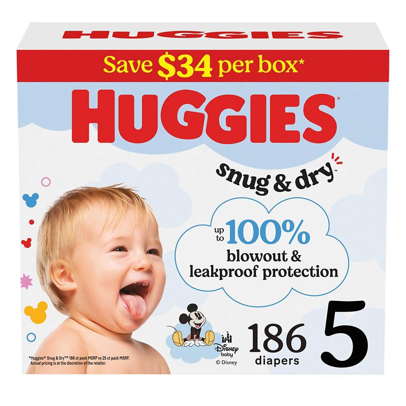 S Size 3-7 Fragrance Free Leak Lock Disney Designs