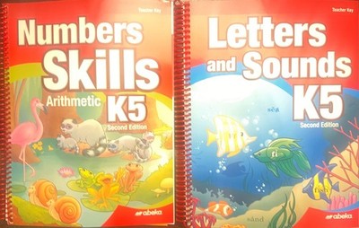 Abeka Numbers Skills K5 Arithmetic Letters & Sounds Second Edition Teacher Key