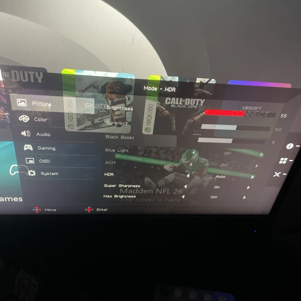 Acer Monitor 1080P High-Resolution Display 144hz 0.5ms Delay Time - Image 3 of 3