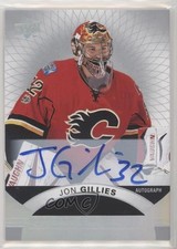 2017 Upper Deck Premier Rookie Silver Spectrum Tier 1 Jon Gillies #72 Auto 1e5