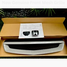 New Genuine Front Mesh Grille 99-00 Honda Civic Type R Ek9 S04 So4 Em1 Si Jdm