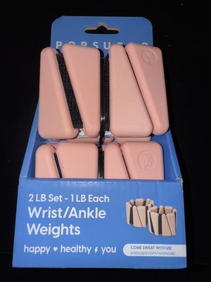 Pop Sugar 2 Lb Set 1 Lb Each Wrist Ankle Weights 