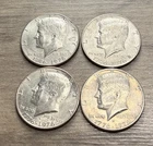 1776-1976 (4) Kennedy Bicentennial Half Dollar Free Shipping!