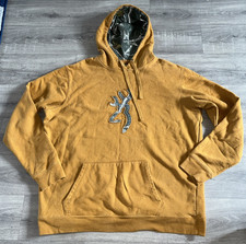 Pull pull à capuche marron - logo chasse tir XXL. (boite 2)