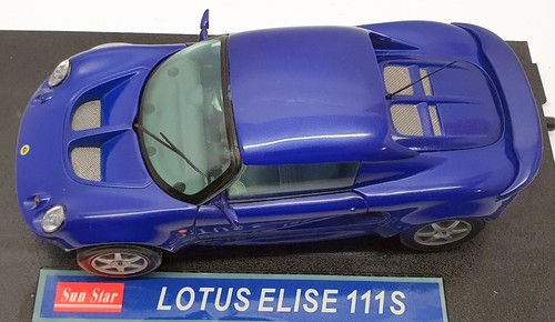 Sun Star 1/18 Scale Model Car 1031 - Lotus Elise 111S - Blue - Picture 4 of 5