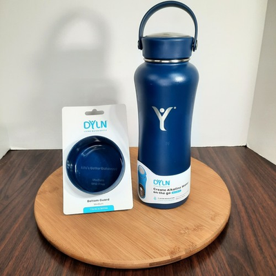 #ad Dyln Living Water Bottle 32oz Blue Create Alkaline Water On The Go Insulated NEW $49.99