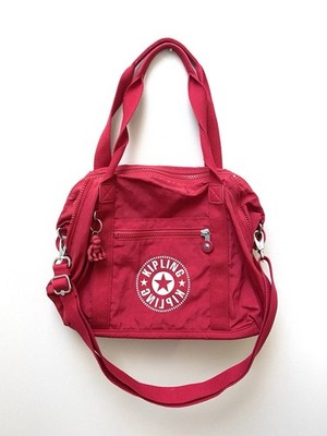 Kipling Reisetasche Tragetasche Rot Gym