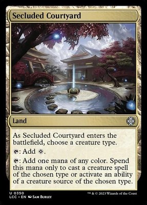 Secluded Courtyard - 350 - NM - Commander: The Lost Caverns of Ixalan - MTG