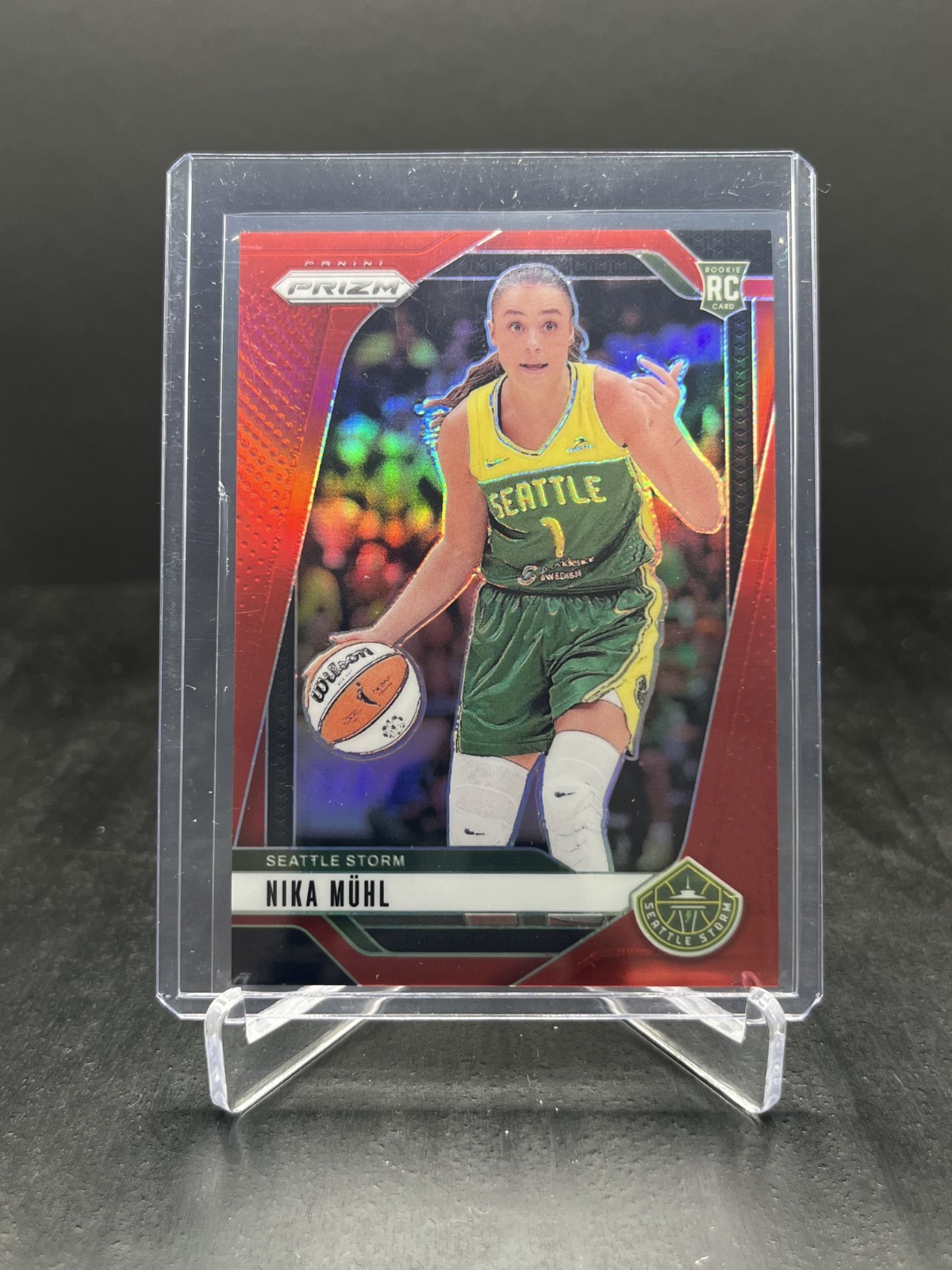2024 Panini Prizm WNBA Basketball Nika Muhl RC Rookie Red 165/299 #75