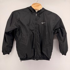 VTG 90s Nike Windbreaker Women's XL Reversible Hooded Full Zip Colorblock Jacket