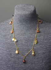 Joan Rivers Faberge Egg Charm Necklace