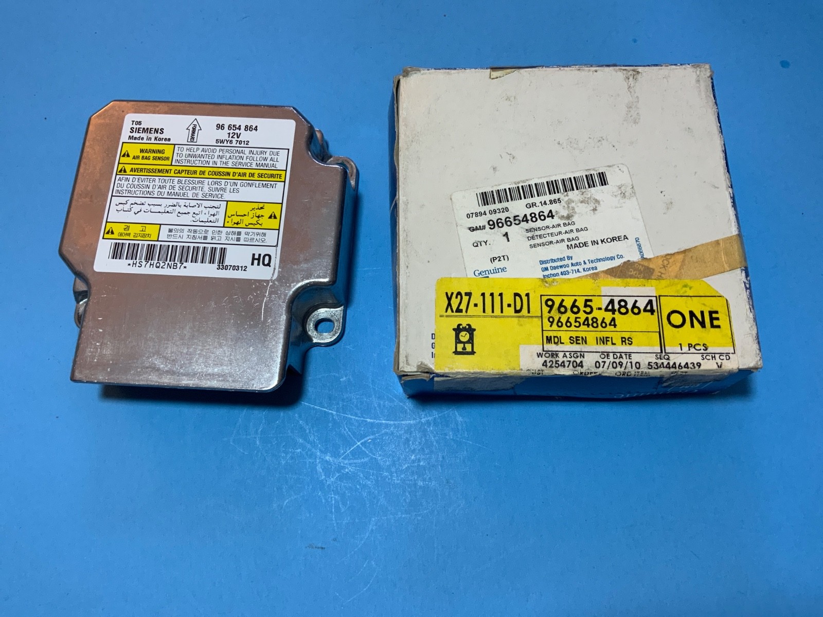 NEW OEM GM 2007-2008 Chevrolet Aveo Sensing Diagnostic AB Module 96654864