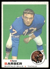1969 Topps Stew Barber #242 Buffalo Bills
