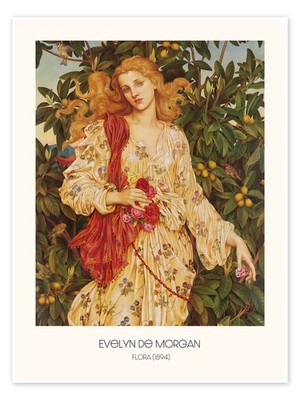 Poster Flora, 1894 - Evelyn De Morgan