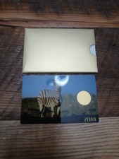 African Zebra - Africa's Big 5 II 1/1000 Oz 999 Gold Coin 1000 Francs Gabon