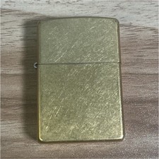 Zippo Windproof Brass Tone Pocket Lighter Made in USA Bradford PA Insert H 04