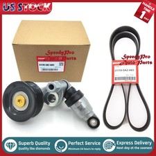 Oem Drive Belt Tensioner Belt For 13-17 Accord 17-2019 Cr-v 15-2020 Tlx 2.4l