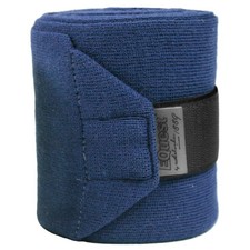EQuest Acryl-Strickbandagen für Pferde, navy, 2er Set - 2,5 m Bandage Reiten 