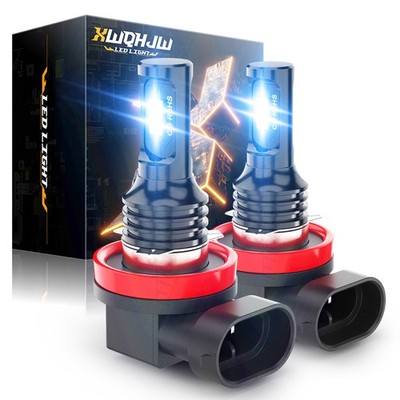 H8 H11 H16 LED Fog Driving Light Bulbs High Power 200W Lamp 6000K Super White