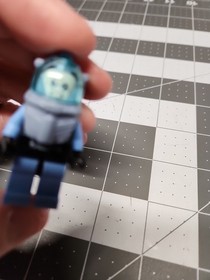 Lego DC Comics: MR. FREEZE Minifigure w/ Headgear Medium Blue from 76000