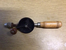 vintage hand crank drill