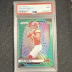 2024 Panini Prizm Jayden Daniels Green Wave Prizm #347 PSA 9 Rookie