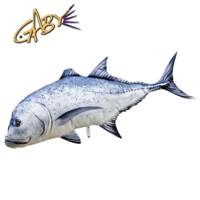 Oreiller, décoration et jouet Gaby Fish GIANT TREVALLY 100 cm - Photo 1/2