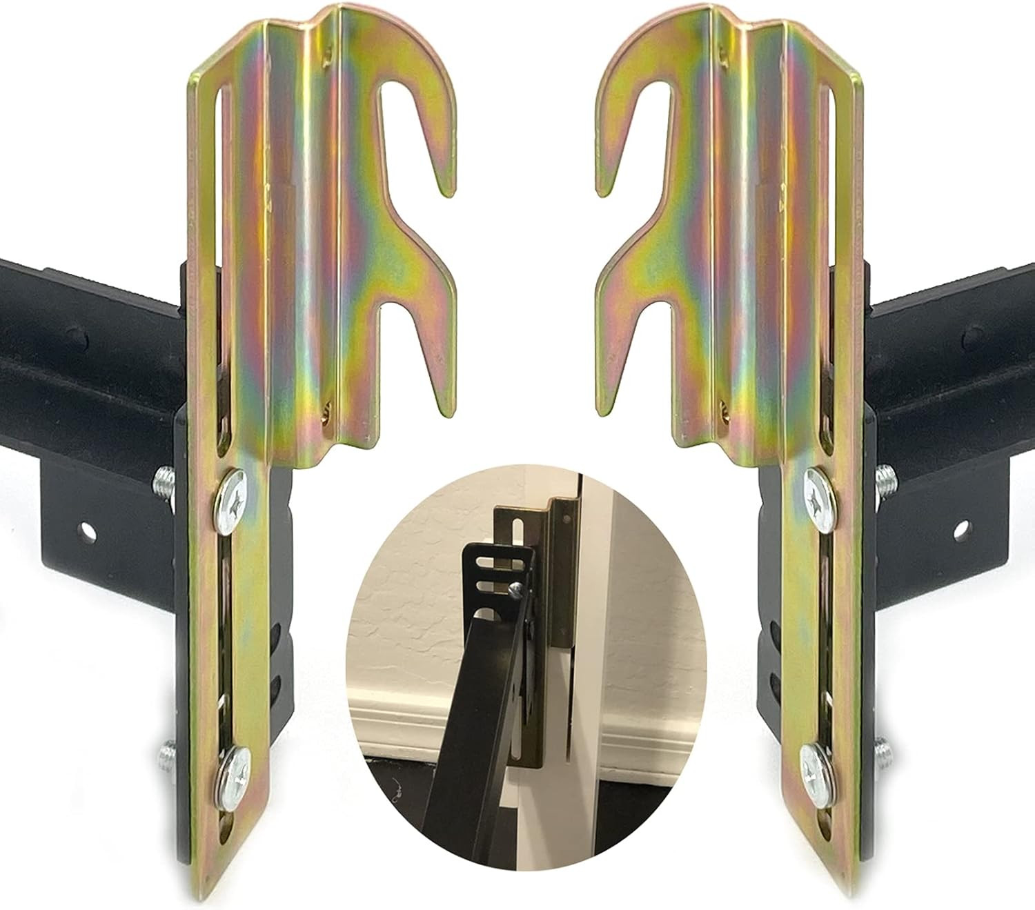 Bolt On To Hook On Conversion Brackets For Headboard With Ha