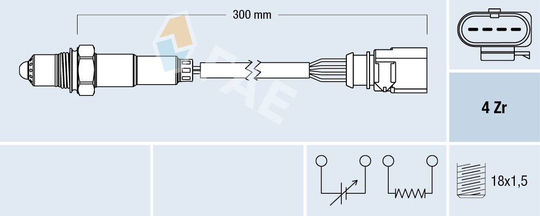Fits FAE 77463 LAMBDA SENSOR   ⭐UK Stock⭐