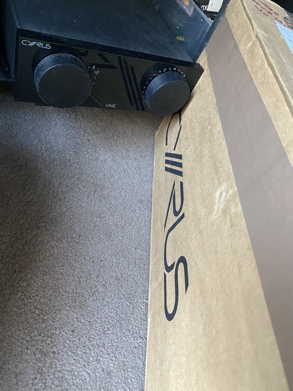 Cyrus ONE hi-fi streaming integrated amplifier Bluetooth DAC phono stage boxed