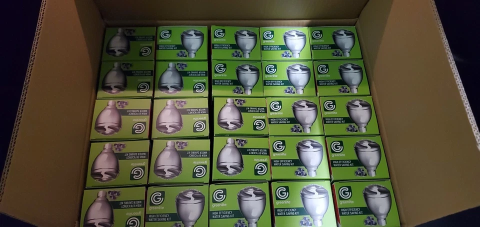 New 50 Pack Greenlite High Efficiency Shower Head And Aerators  - Image 3 of 3