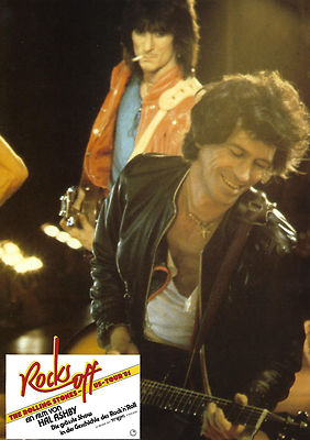 Aushangfoto ROCKS OFF ROLLING STONES US-TOUR `81 Mick Jagger Keith Richards #5