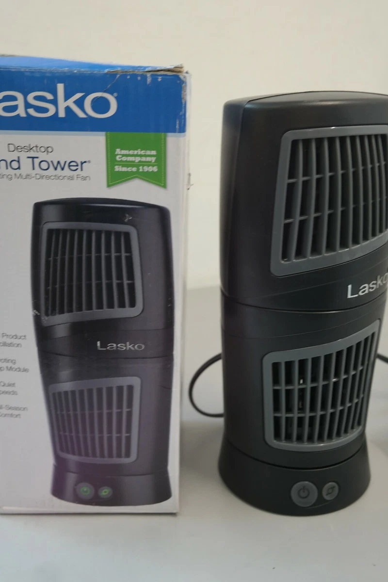 Lasko - Twist-Top Personal Fan - Black (11C) 46013454058 | eBay
