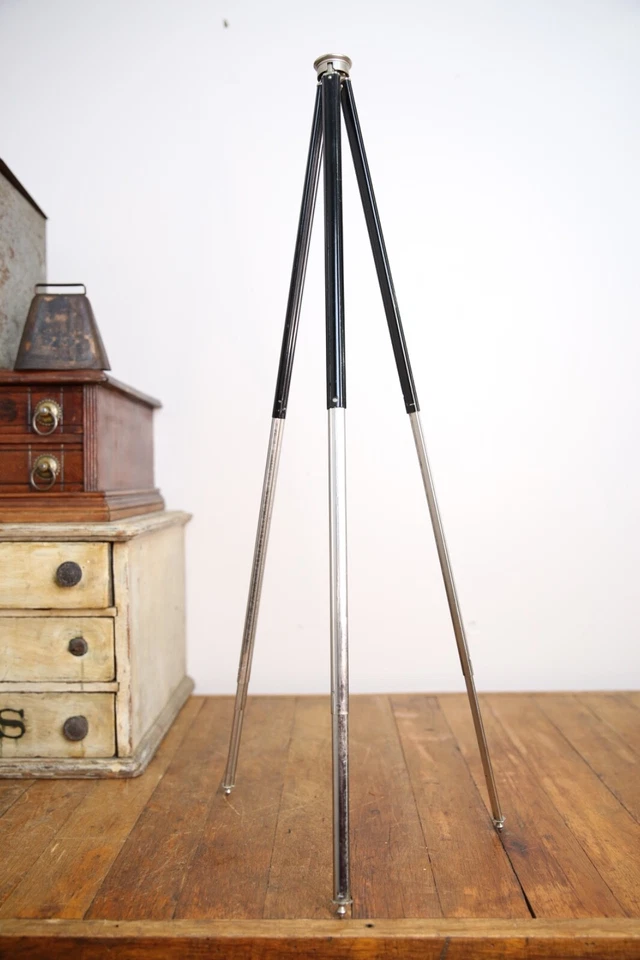 Vintage Bilora Stabilo Metal Camera Tripod light lamp stand mid century Germany - Image 2 of 4