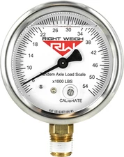 Right Weigh 250-2AXL-LM TANDEM Axle Gauge for Single HCV Air Suspensions