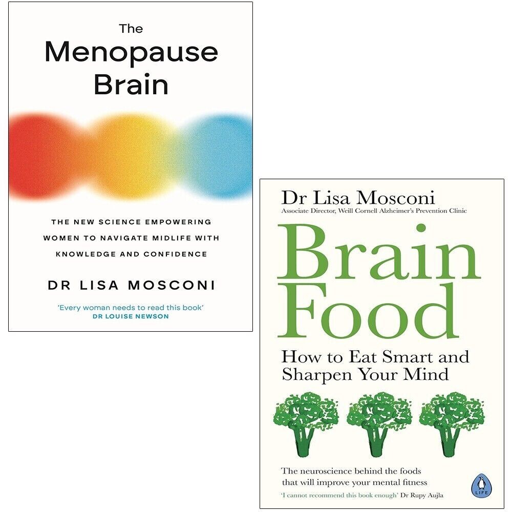 Dr Lisa Mosconi 2 Books Collection Set (Menopause Brain, Brain Food) Paperback - Image 3
