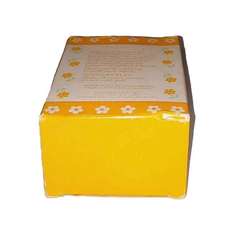 RARO De Colección Avon Daisy Dreamer Talco con Puff Secret Wishes Fragancia Polvo Nuevo de Lote Antiguo Foto 4 de 4
