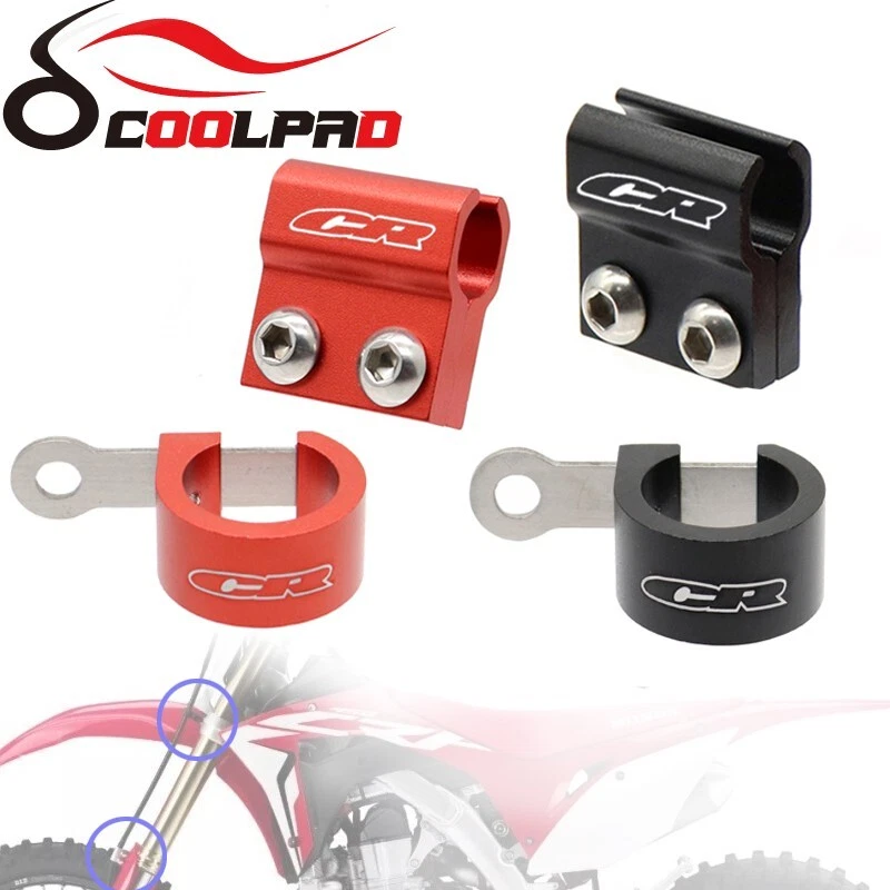 For HONDA CR 500R CR85R 80R CR250R 125R Front Brake Hose Guide Clamps Holder - Image 2 of 4