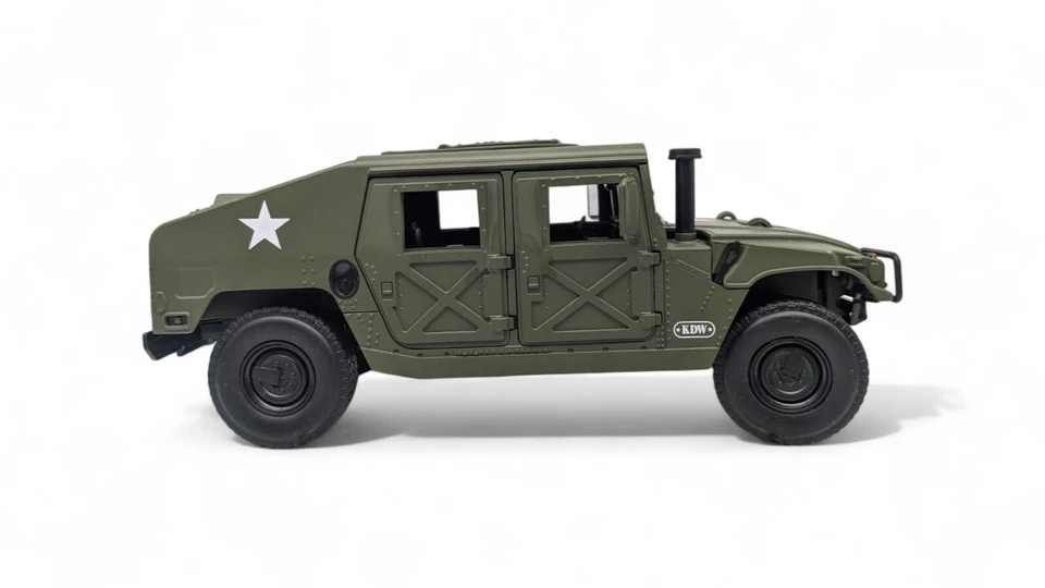 Military U.S. Army Humvee Hummer Field Vehicle Alloy Diecast 1/18 scale by KDW - Image 2 of 4