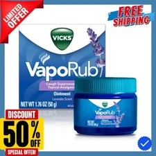 Vicks VapoRub Chest Rub Ointment, Relief from Cough, Cold, Aches, & Pains (50g)