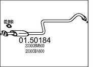 MTS MittelschalldäMpfer SchalldäMpfer FüR Nissan Almera II Hatchback N16