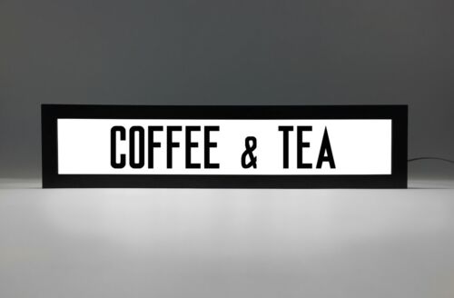 COFFEE & TEA - 50cm LED Light Sign, Light Box - USB Powered (24) - Picture 1 of 4