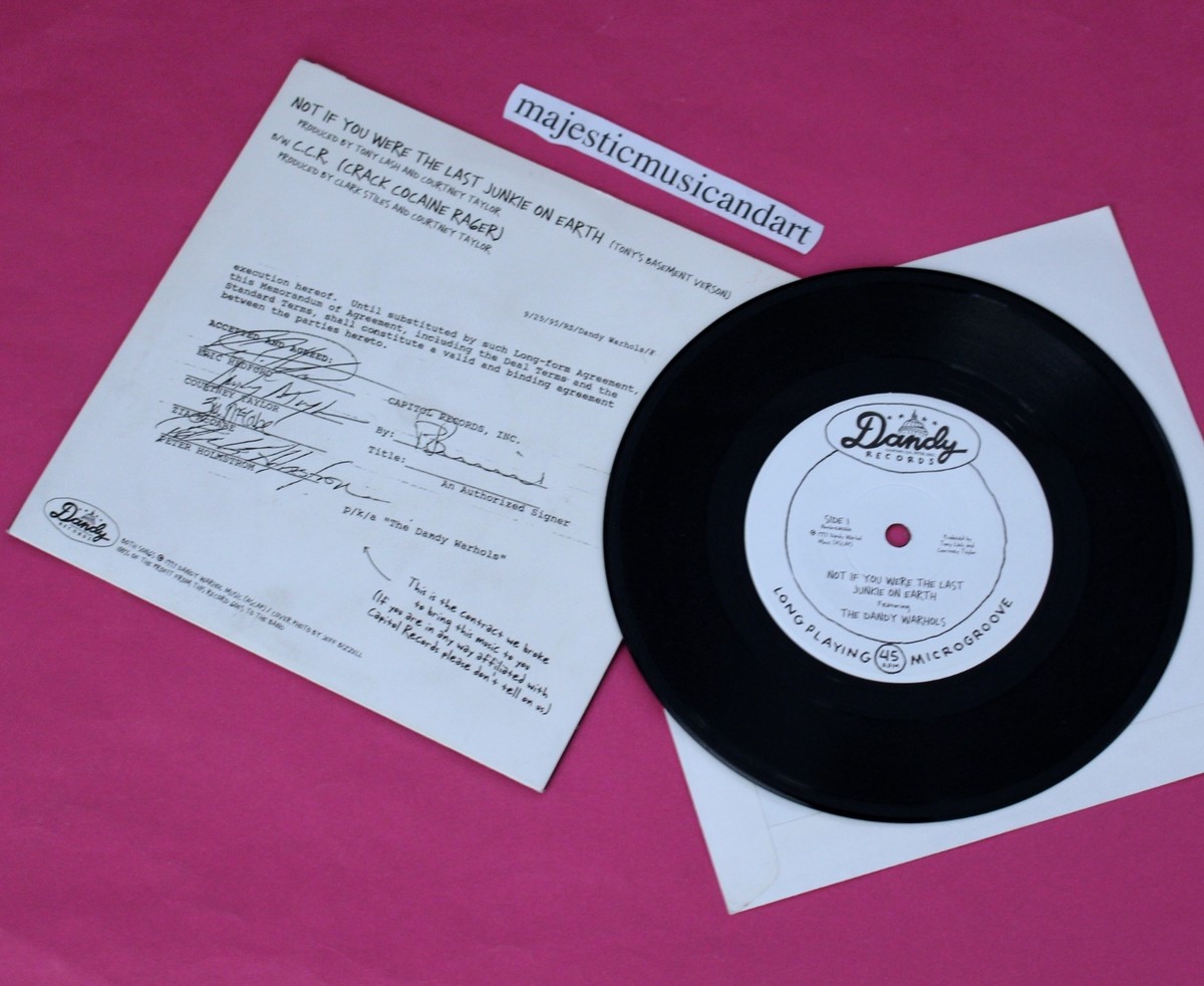 THE DANDY WARHOLS SELF RELEASED 1997 TOUR ONLY 7