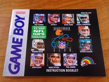 NFL Quarterback Club Nintendo Game Boy Manual Only ~ Instruction Booklet