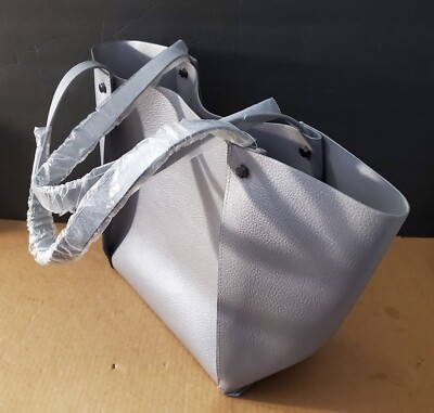 Sylver textured tote bag