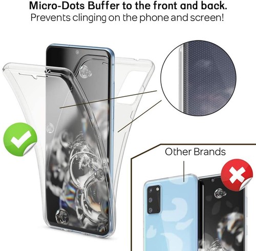 Etui na telefon komórkowy do Samsung Galaxy S20 Futerał ochronny Backcover Bumper Etui Przezroczyste - Zdjęcie 3 z 7