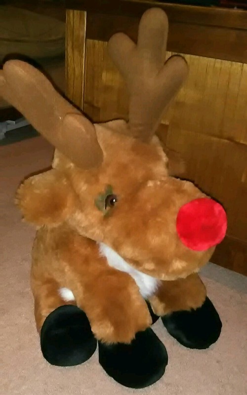 Large Stuffed Rudolph the Red-Nosed Reindeer * Vintage! (Year 1993) JC Penney